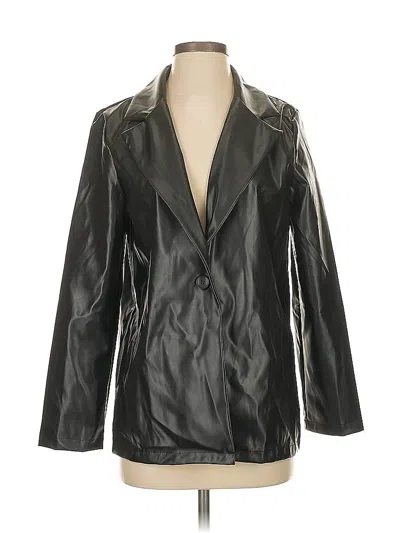 Pre-owned Unbranded Blazer Jacket In Black