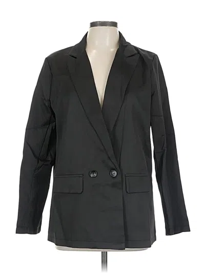 Pre-owned Unbranded Blazer Jacket In Black