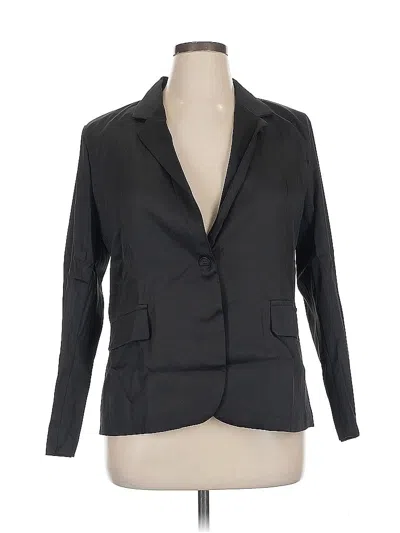 Pre-owned Unbranded Blazer Jacket In Black