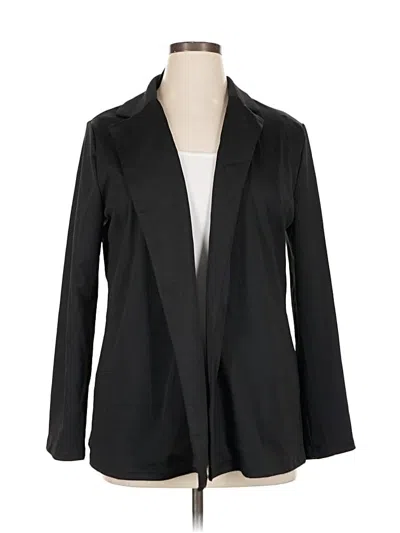 Pre-owned Unbranded Blazer Jacket In Black