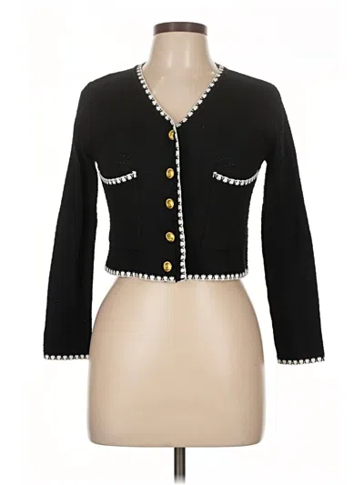 Pre-owned Unbranded Blazer Jacket In Black