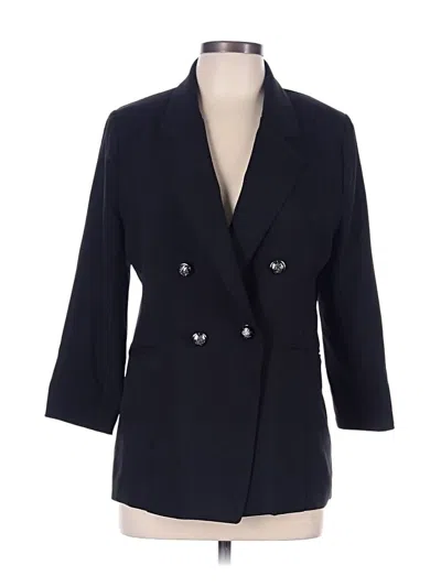 Pre-owned Unbranded Blazer Jacket In Black
