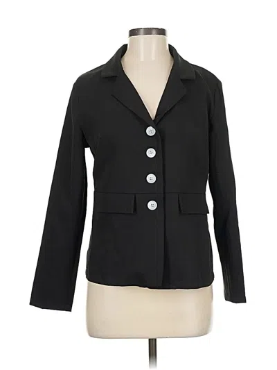 Pre-owned Unbranded Blazer Jacket In Black
