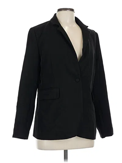 Pre-owned Unbranded Blazer Jacket In Black