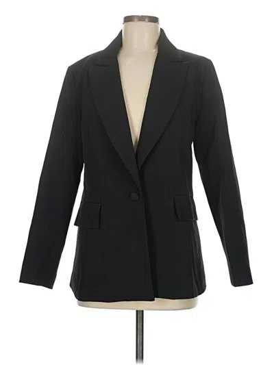 Pre-owned Unbranded Blazer Jacket In Black