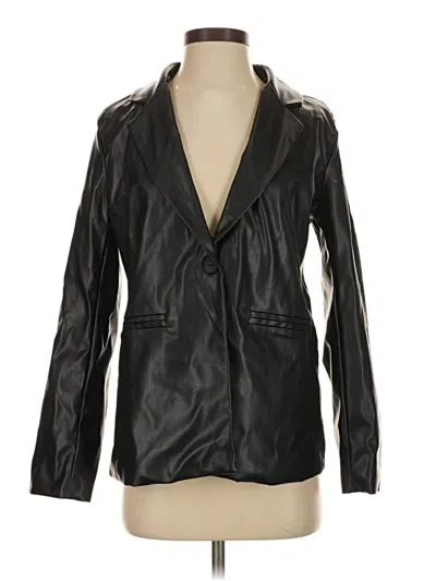 Pre-owned Unbranded Blazer Jacket In Black