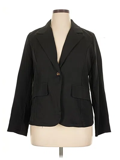 Pre-owned Unbranded Blazer Jacket In Black