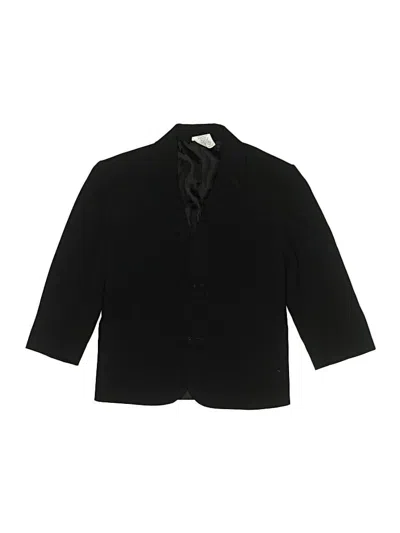 Pre-owned Unbranded Kids' Blazer Jacket In Black