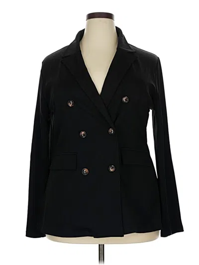 Pre-owned Unbranded Blazer Jacket In Black