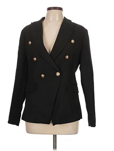 Pre-owned Unbranded Blazer Jacket In Black
