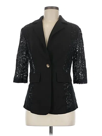 Pre-owned Unbranded Blazer Jacket In Black