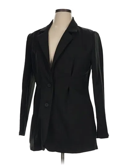 Pre-owned Unbranded Blazer Jacket In Black