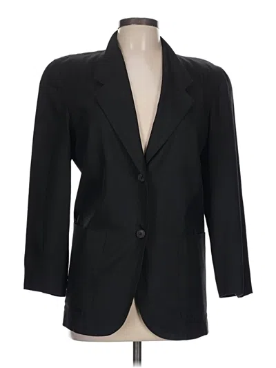 Pre-owned Unbranded Blazer Jacket In Black