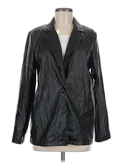 Pre-owned Unbranded Blazer Jacket In Black