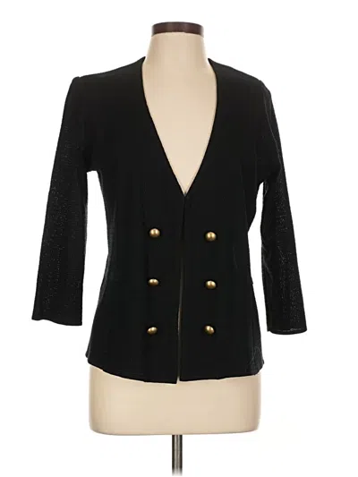 Pre-owned Unbranded Blazer Jacket In Black
