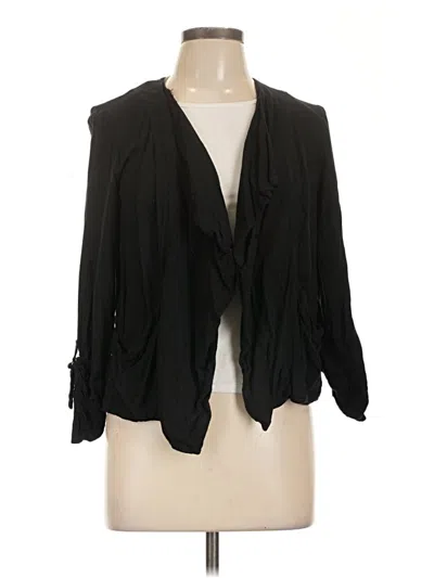 Pre-owned Unbranded Blazer Jacket In Black