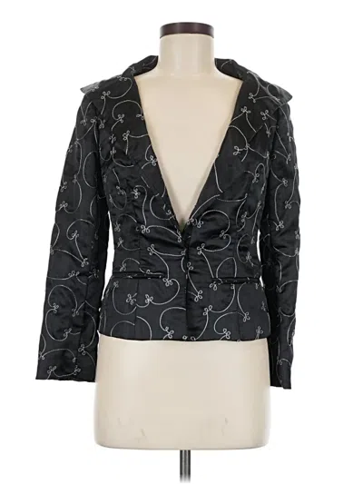 Pre-owned Unbranded Blazer Jacket In Black