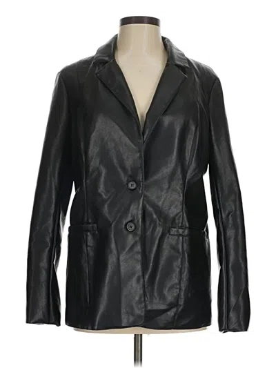 Pre-owned Unbranded Blazer Jacket In Black
