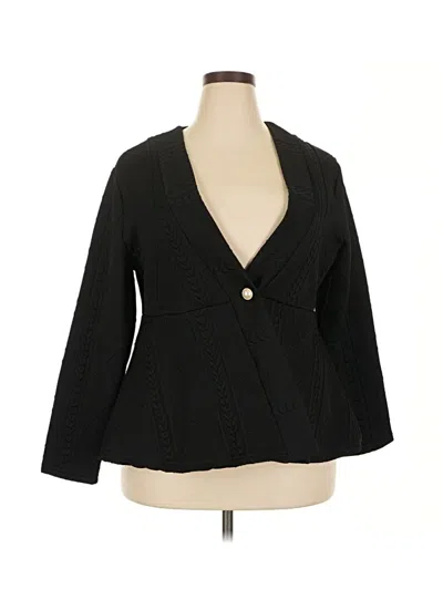 Pre-owned Unbranded Blazer Jacket In Black