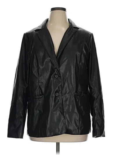 Pre-owned Unbranded Blazer Jacket In Black