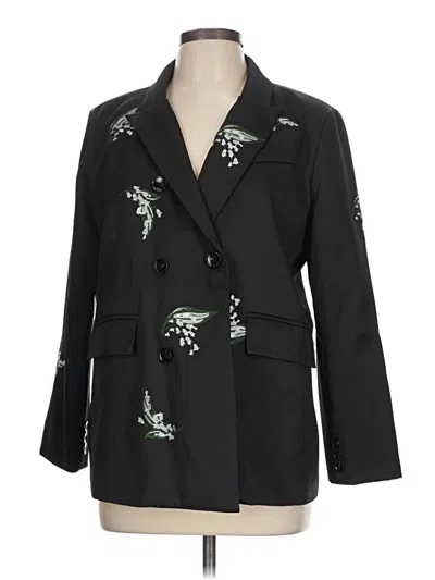 Pre-owned Unbranded Blazer Jacket In Black