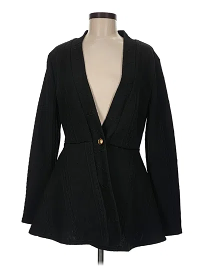 Pre-owned Unbranded Blazer Jacket In Black