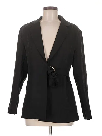 Pre-owned Unbranded Blazer Jacket In Black