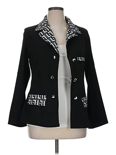 Pre-owned Unbranded Blazer Jacket In Black