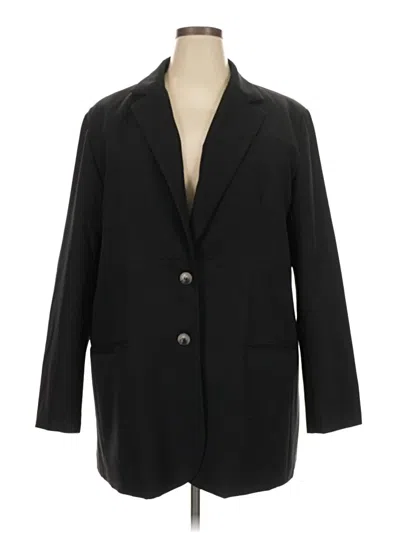 Pre-owned Unbranded Blazer Jacket In Black