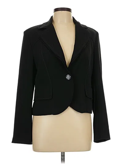 Pre-owned Unbranded Blazer Jacket In Black