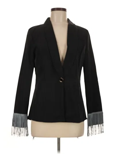 Pre-owned Unbranded Blazer Jacket In Black