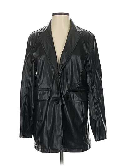 Pre-owned Unbranded Blazer Jacket In Black