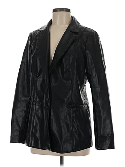 Pre-owned Unbranded Blazer Jacket In Black