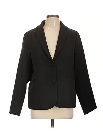 Pre-owned Unbranded Blazer Jacket In Black