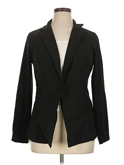 Pre-owned Unbranded Blazer Jacket In Black
