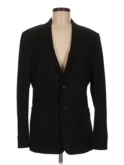 Pre-owned Unbranded Blazer Jacket In Black
