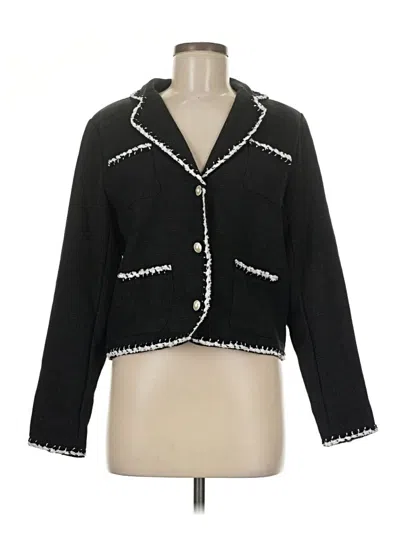 Pre-owned Unbranded Blazer Jacket In Black