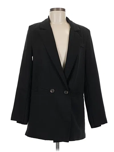 Pre-owned Unbranded Blazer Jacket In Black