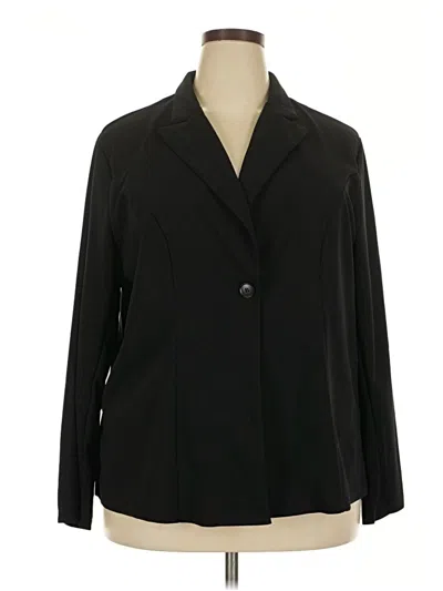 Pre-owned Unbranded Blazer Jacket In Black