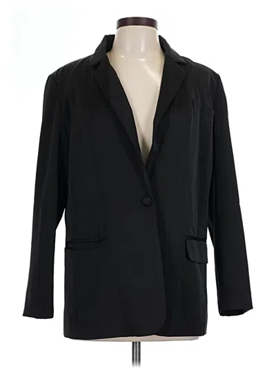 Pre-owned Unbranded Blazer Jacket In Black