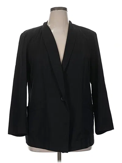 Pre-owned Unbranded Blazer Jacket In Black