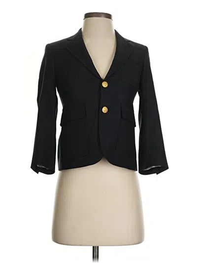 Pre-owned Unbranded Blazer Jacket In Black