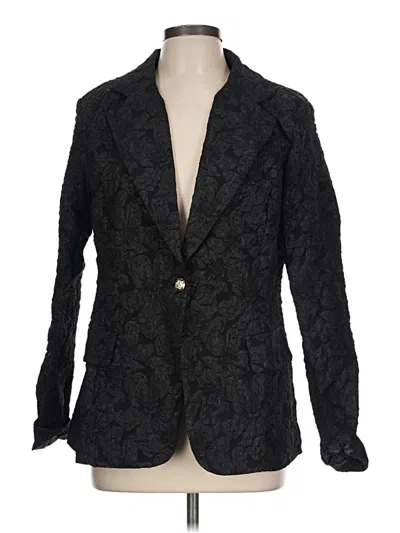 Pre-owned Unbranded Blazer Jacket In Black