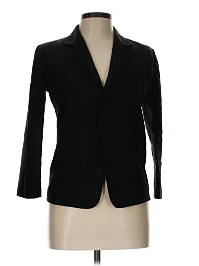 Pre-owned Unbranded Blazer Jacket In Black