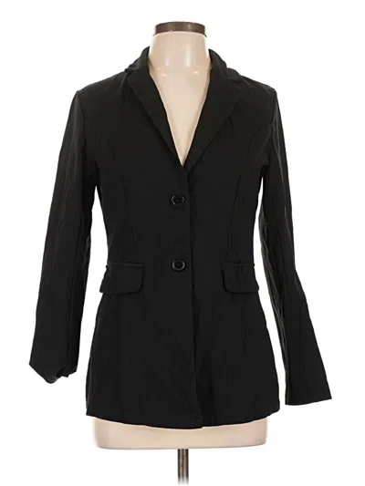 Pre-owned Unbranded Blazer Jacket In Black
