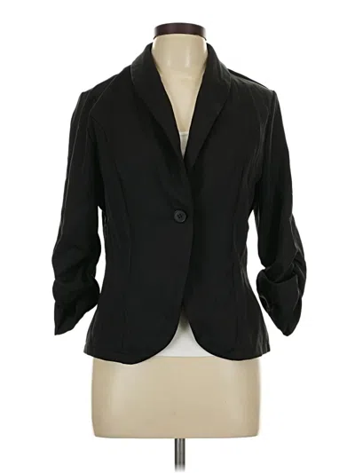 Pre-owned Unbranded Blazer Jacket In Black