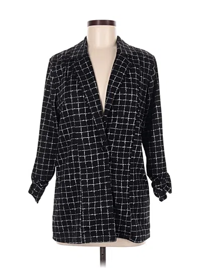 Pre-owned Unbranded Blazer Jacket In Black