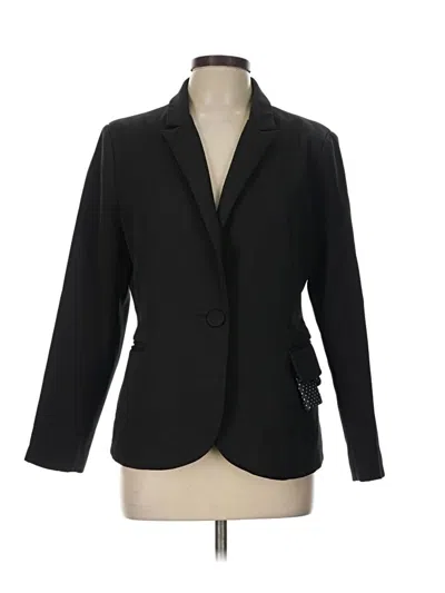 Pre-owned Unbranded Blazer Jacket In Black