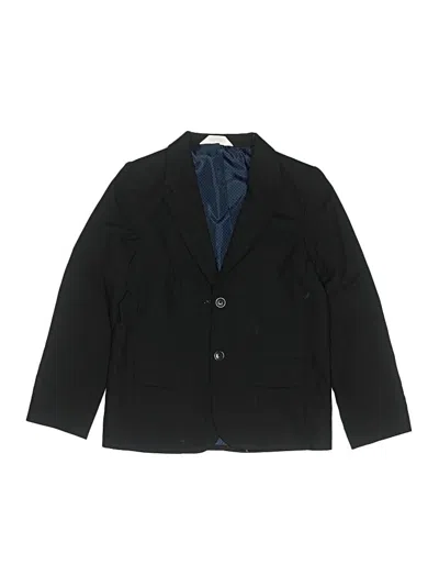 Pre-owned Unbranded Kids' Blazer Jacket In Black