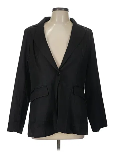 Pre-owned Unbranded Blazer Jacket In Black